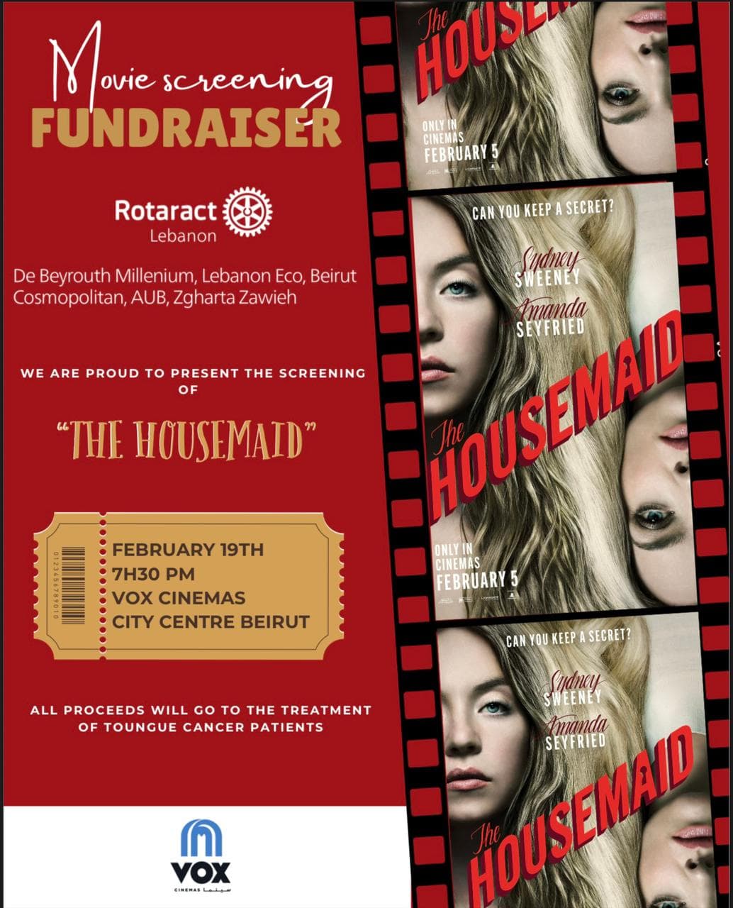 The Housemaid movie screening